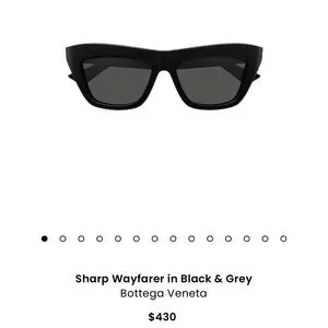 Bottega Veneta | Accessories | Nwt Bottega Veneta Cat Eye  display picture 3